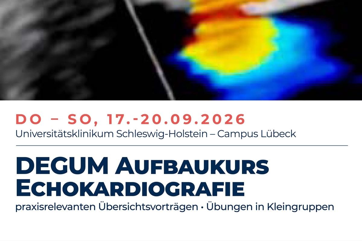 DEGUM Aufbaukurs Echokardiografie